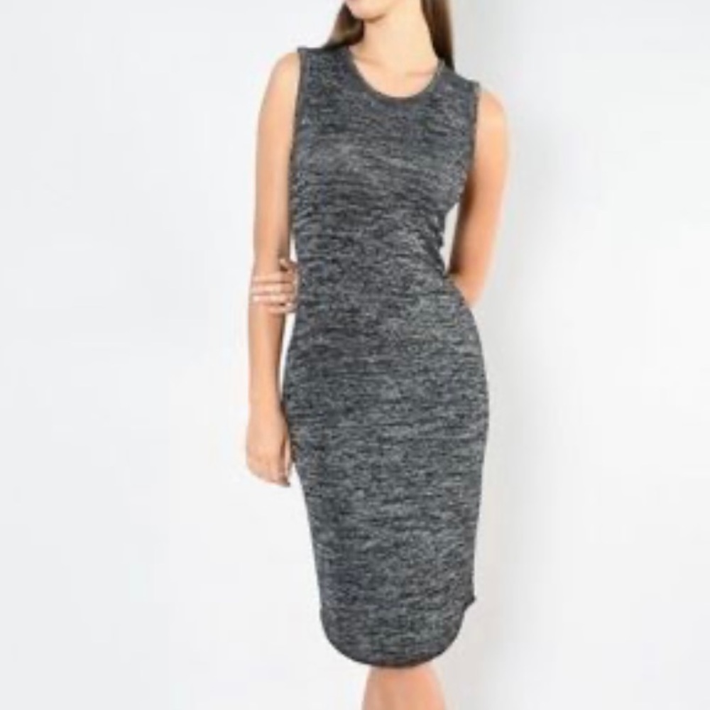 Wilfred Free from Aritzia Brunni grey dress in Medium